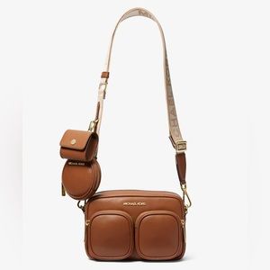 Michael Kors Medium Luggage Pocket Crossbody with Attachements